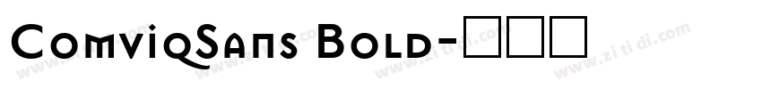ComviqSans Bold字体转换 ComviqSans Bold字体转换